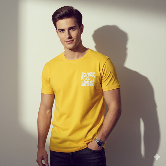 Take Care of Your Mind Graphic Tee – Skeleton Tub Design