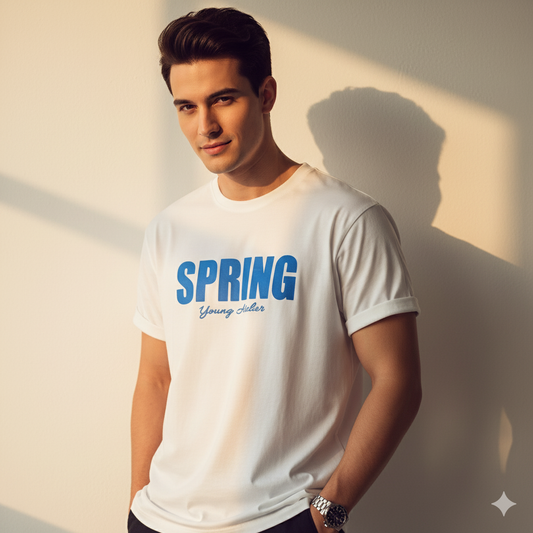 Spring Oversized Graphic Tee – Young Atelier Edition