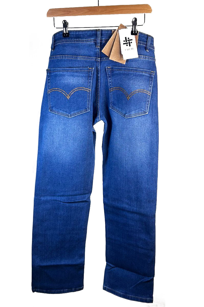 Fabure Men's Straight Fit Stretch Jeans