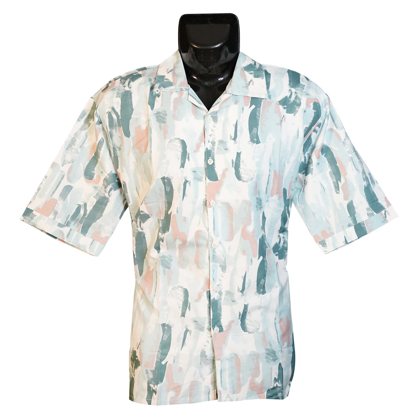 Fabure Short-sleeve shirt with abstract pattern