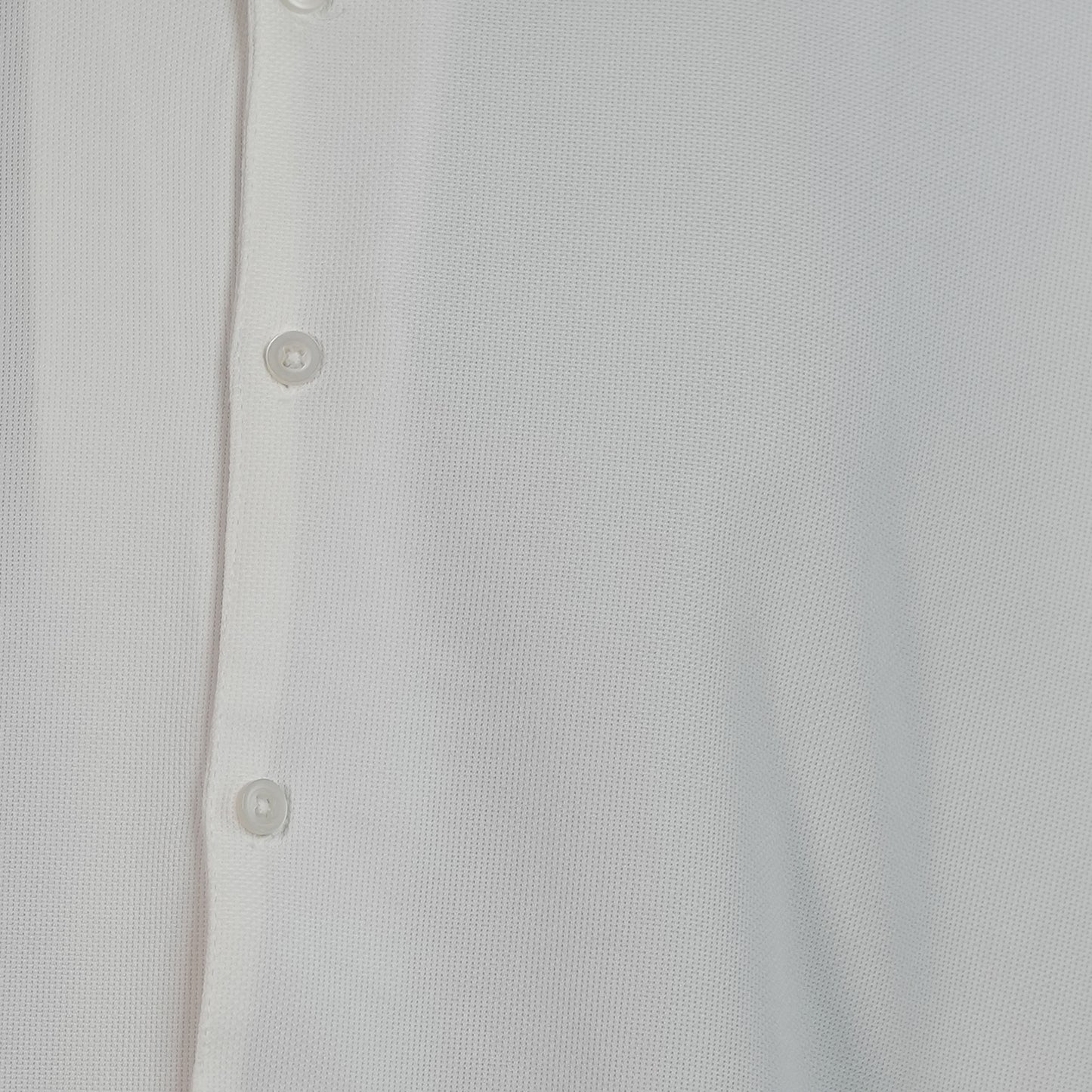 Perforated Casual Shirt Half Sleeve Shirt White