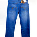 Fabure Men's Straight Fit Denim Jeans - Dark Blue Multiple Sizes