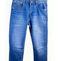 Fabure Men's Straight Fit Denim Jeans - Dark Blue Multiple Sizes