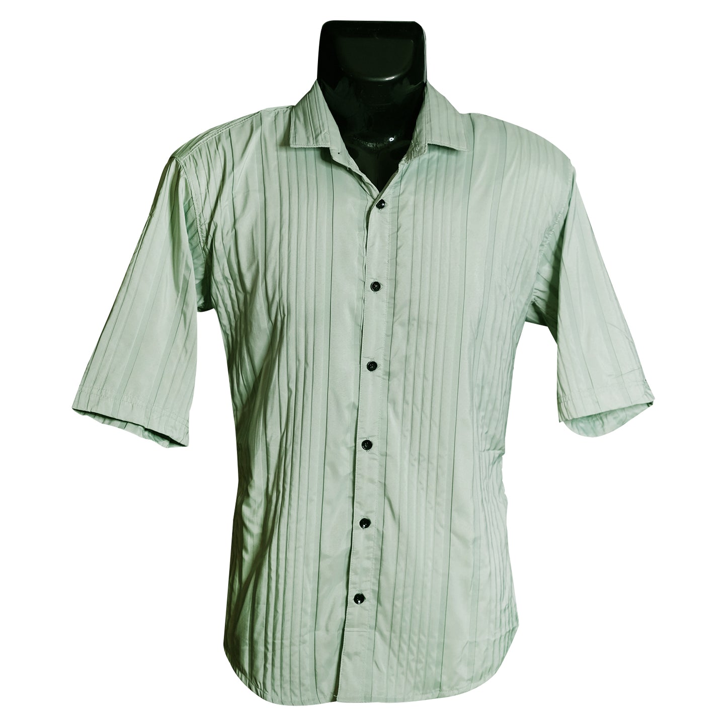 Fabure Green striped shirt