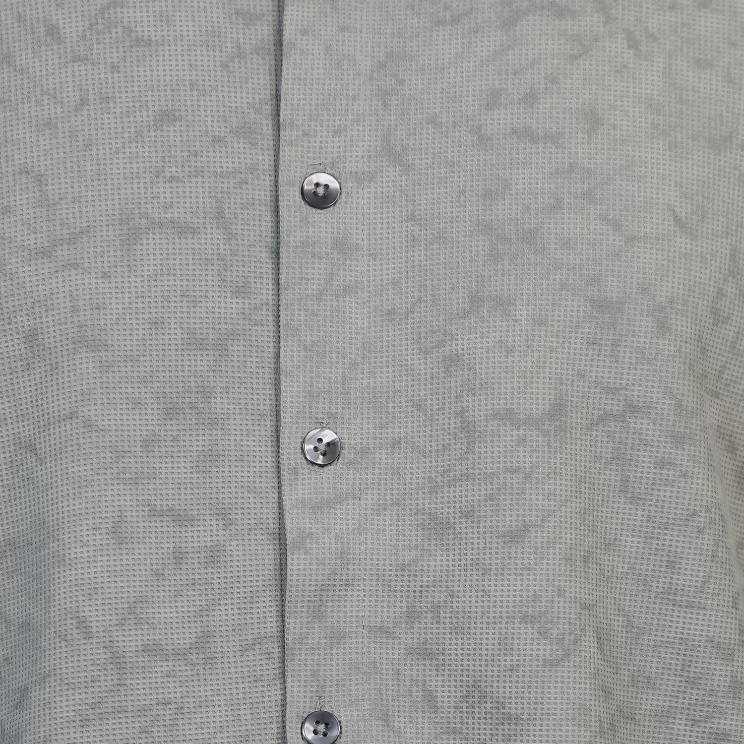 Fabure Close-up of a gray textured shirt