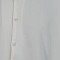 Perforated Casual Shirt Half Sleeve Shirt White